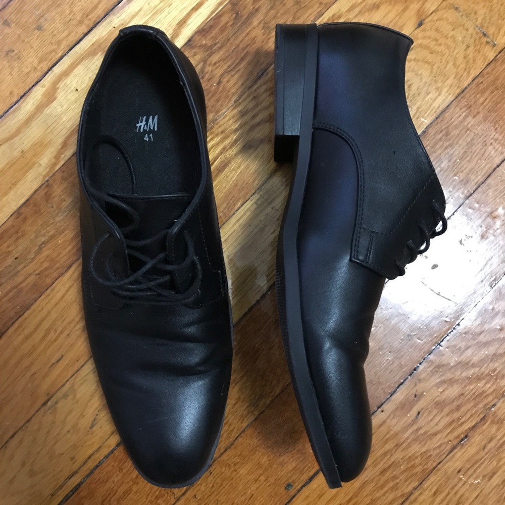 Men’s 8.5 Black H&M Dress Shoes